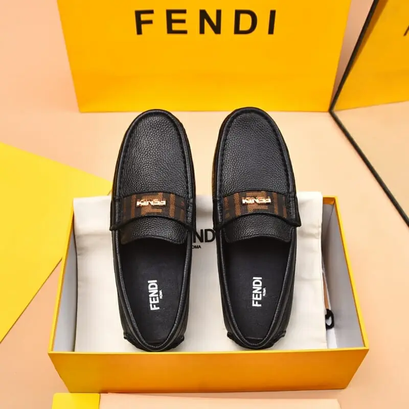 fendi cuir chaussures pour homme s_1243231